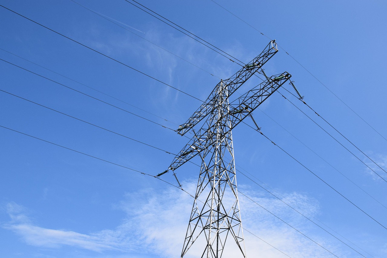 high voltage, power pylon, electricity, high voltage line, energy, technology, voltage, flow, cable, wires